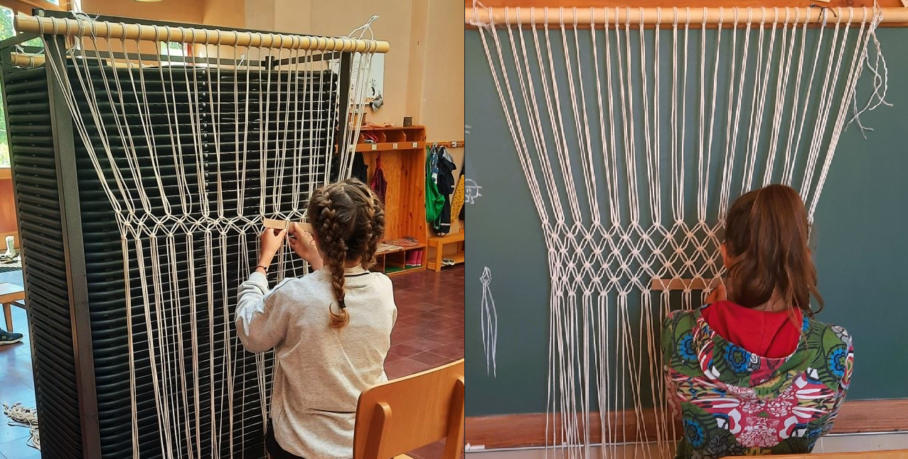 Handarbeit in der Landschule Lüchow